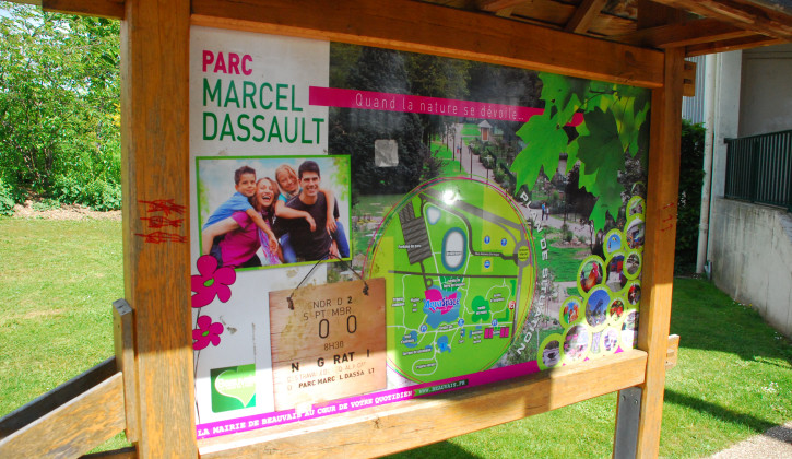 Park "Marcel Dassault" w Beauvais