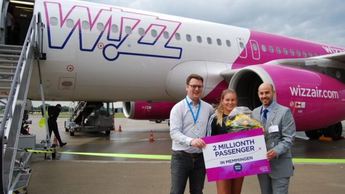 2 miliony pasażerów Wizz Air w Memmingen