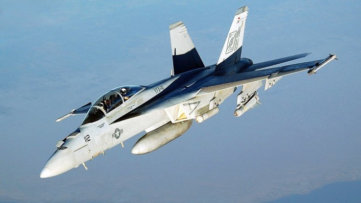 Bezzałogowy F/A-18 po lotach próbnych