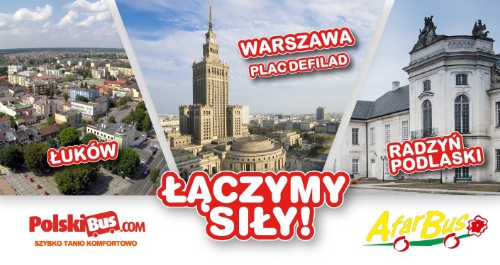 Łączymy siły z AfarBus! Nowe miasta na platformie PolskiBus