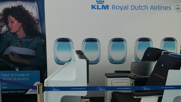 Linie KLM zaprezentowały swoją Business Class w Gdańsku!