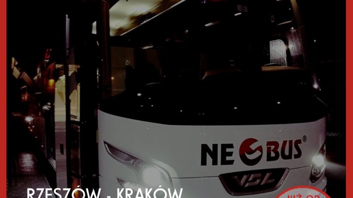Neobus: promocyjne pula biletów na trasie Rzeszów - Kraków