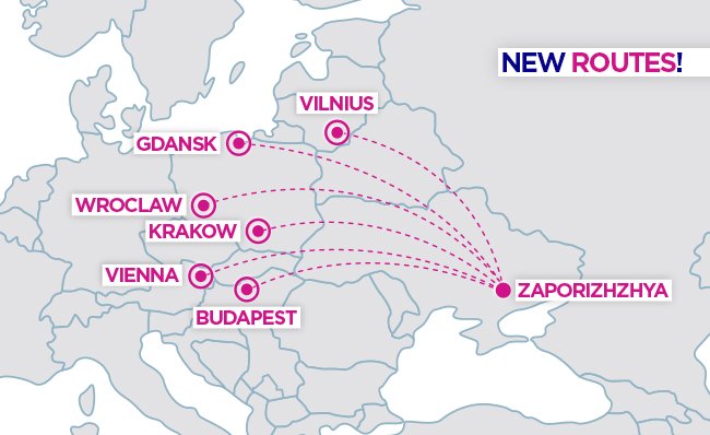 Nowe połączenie Wizz Air z Polski do Zaporoża