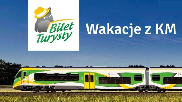 Oferta "Bilet Turysty" to wakacyjna promocja Kolei Mazowieckich.