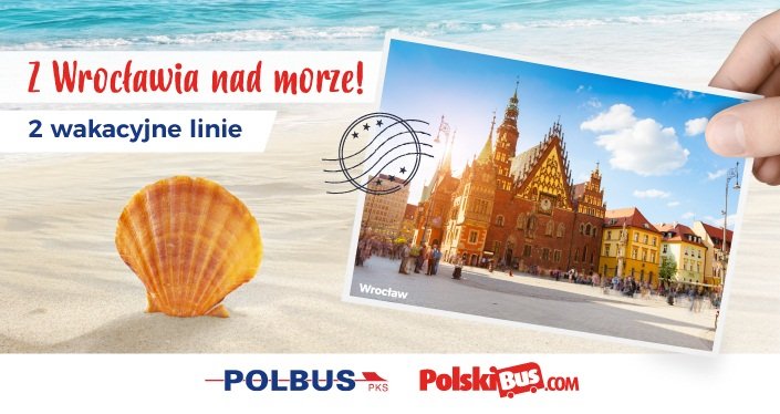 PolskiBus: dwie nowe trasy z Wrocławia nad morze!