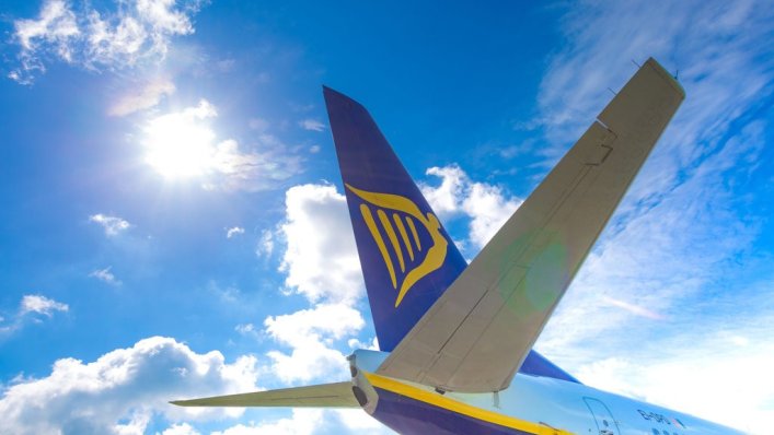 Punktualność Ryanair w październiku – 93%