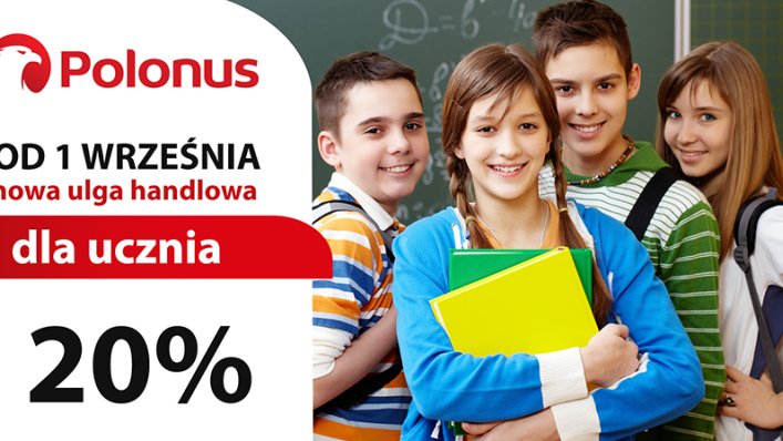 Ulga dla uczniów w Polonusie
