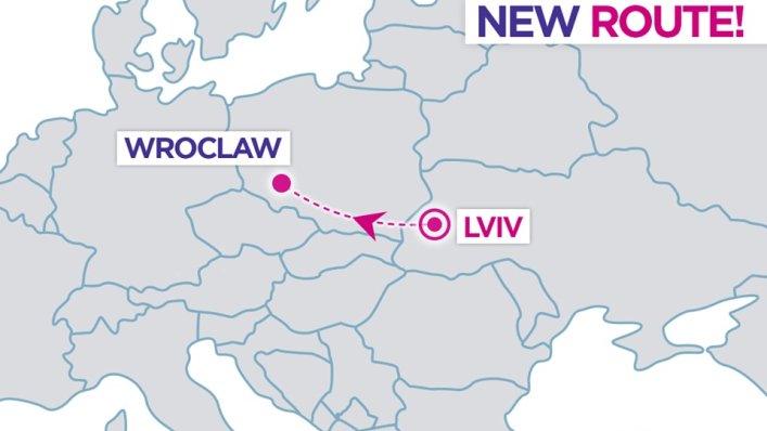 WizzAir: nowa trasa z Wrocławia do Lwowa