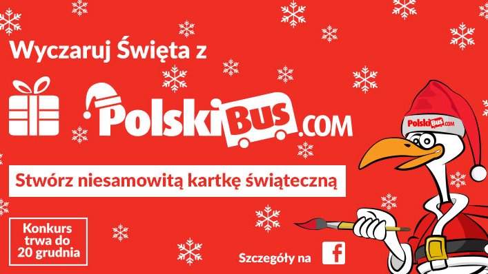 Zgarniaj darmowe bilety w konkursie "Wykreuj Święta z PolskiBus.com!"