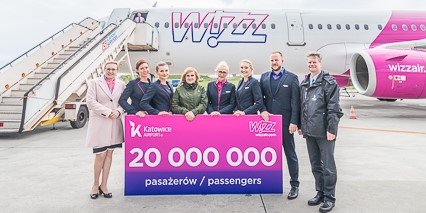 20 milionowy pasażer Wizz Air w Katowicach!