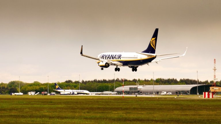 Dodatkowe loty Ryanair z lotniska Warszawa Modlin