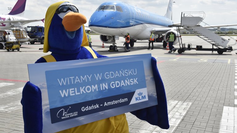 Gdańsk-Amsterdam 3 razy dziennie