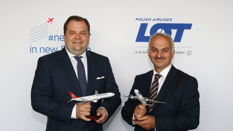 LOT i Turkish Airlines podpisały strategiczne partnerstwo w kierunku przyszłej umowy Joint Venture