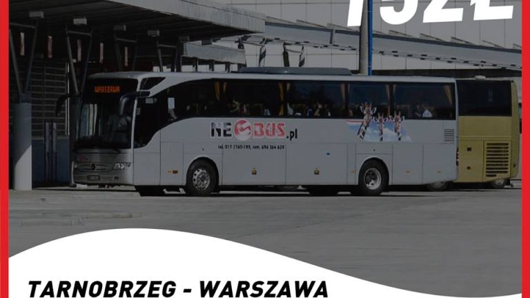 Neobus: promocyjne pula biletów na trasie Tarnobrzeg – Warszawa