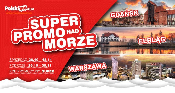 PolskiBus: super promo nad morze!