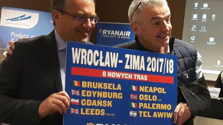 Ryanair: rekordowy rozkład lotów z Wrocławia