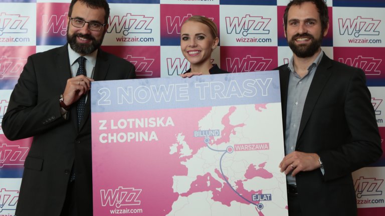Wizz Air dwie nowe trasy z Warszawy!