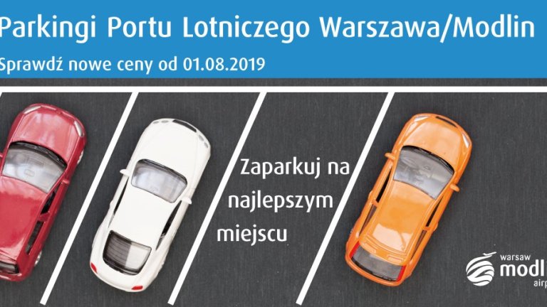 Zmiana cen na parkingu Warszawa-Modlin