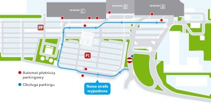 Zmiana ruchu na parkingu Katowice Airport!