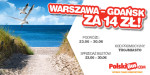 Kod promocyjny od PolskiBus: Warszawa-Gdańsk za 14 zł!
