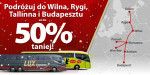 Lux Express: Wilno, Ryga, Tallinn i Budapeszt do 50% taniej !
