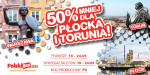 PolskiBus: 50% zniżki dla Płocka i Torunia !